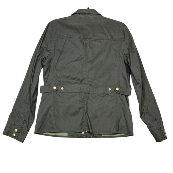 J.Crew Green Utility Field Jacket Women’s Size M - Picture 3 of 6
